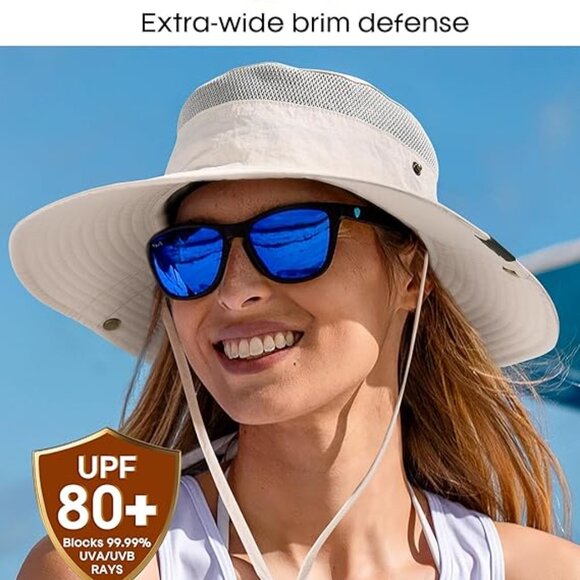 Sun Hats for Women Men Breathable Wide Brim Fishing Hat main image 2
